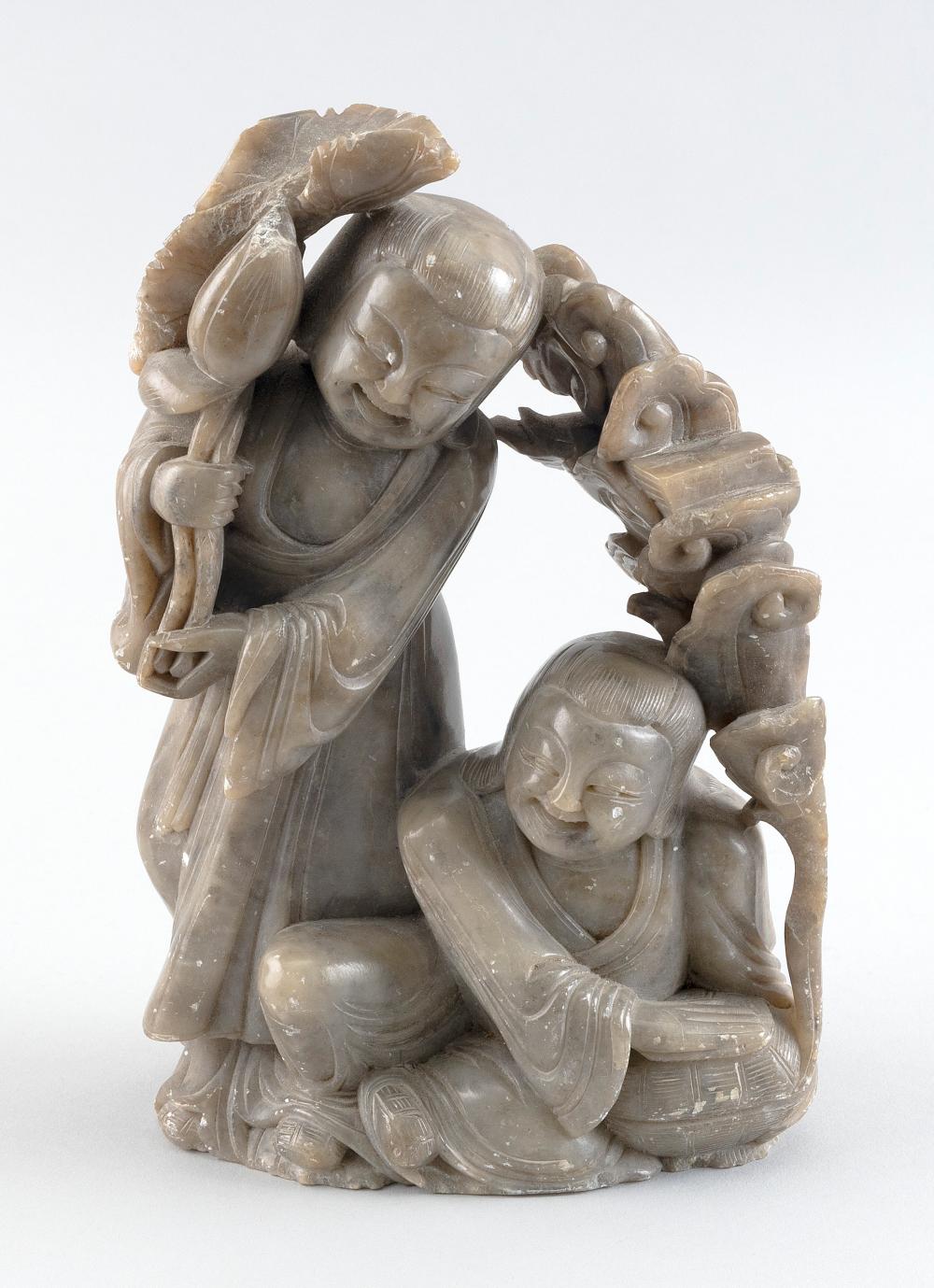 CHINESE CARVED HARDSTONE FIGURE 35086b