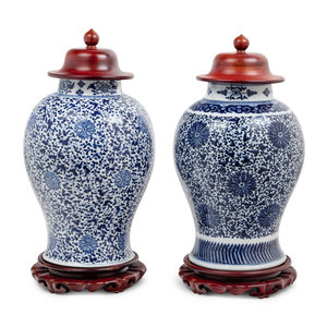 Two Chinese Blue and White Porcelain 3508c1