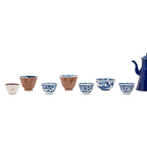 Nine Chinese Porcelain Tea Wares
19TH-20TH