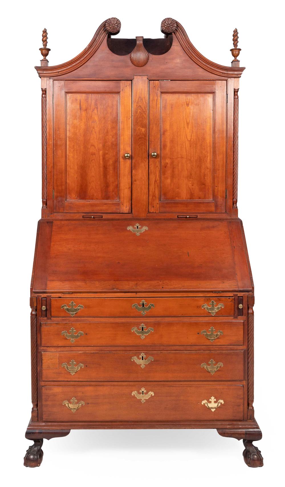 CHIPPENDALE SLANT LID SECRETARY 35096e