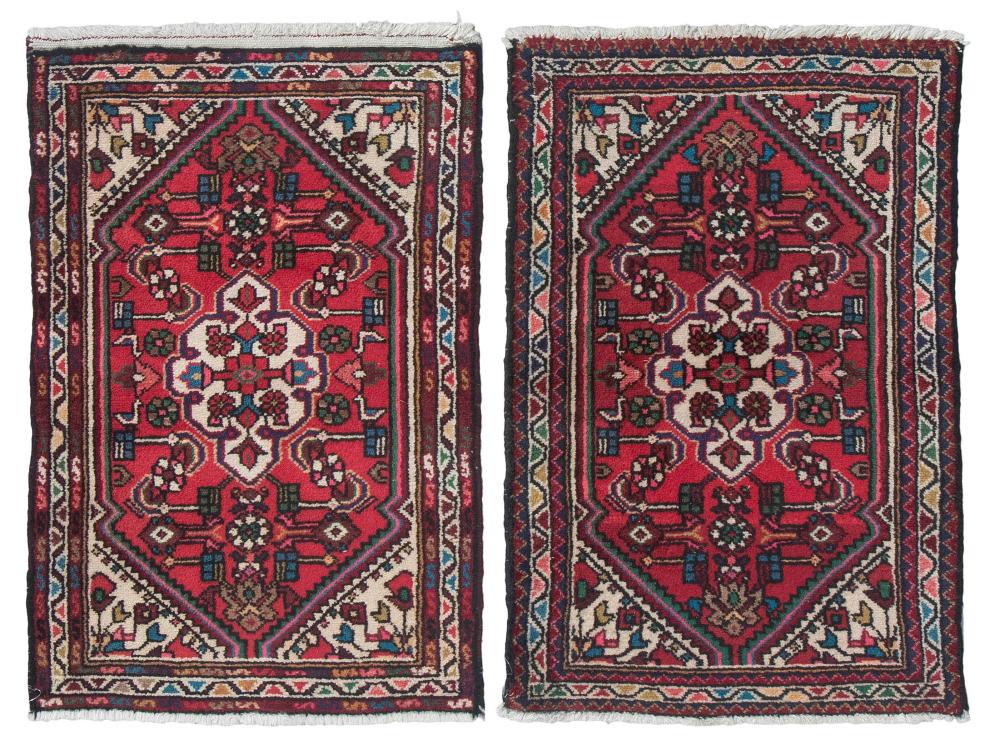 PAIR OF HAMADAN MATS 2 1  3509fc