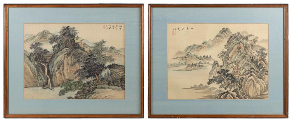 PAIR OF CHINESE PAINTINGS EARLY 350a1f