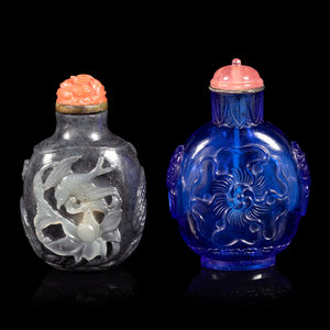 Two Chinese Snuff Bottles 19TH 350a5d