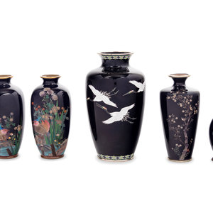 Five Cloisonné Vases
EARLY 20TH
