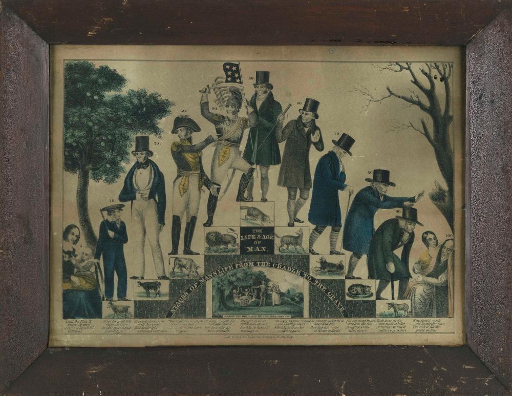 CURRIER & IVES PRINT "THE LIFE