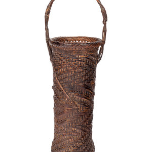A Bamboo Flower Arranging Basket
19TH