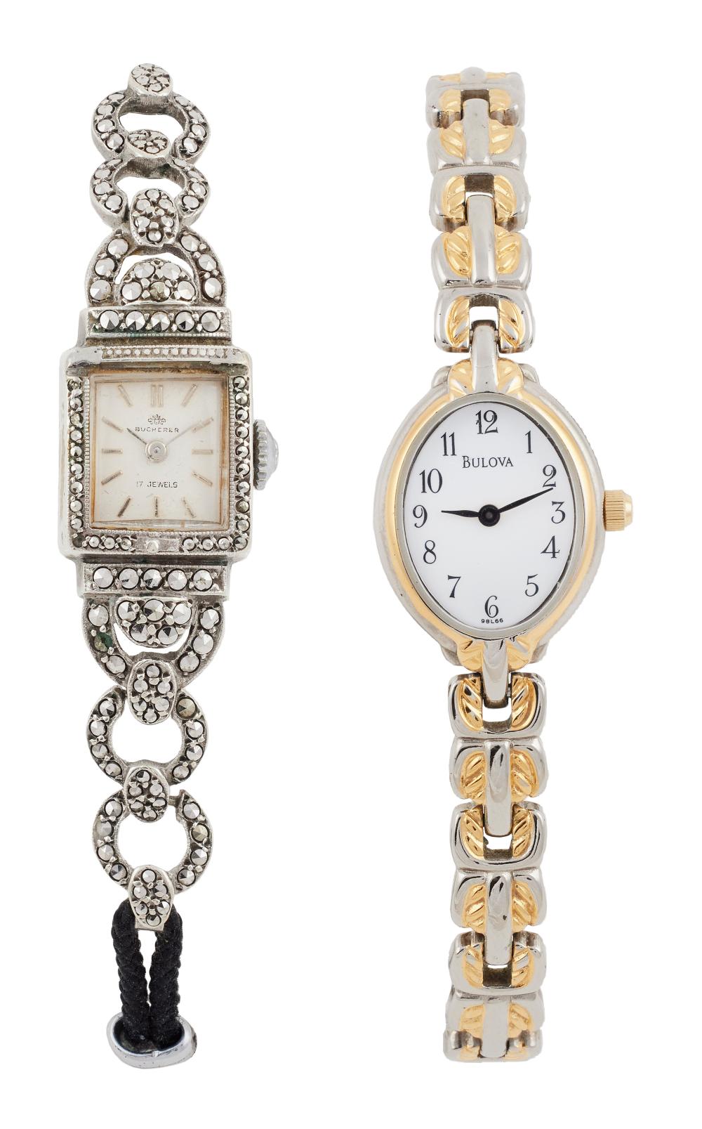 TWO LADY'S WATCHES APPROX. 24.44