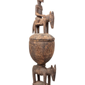 A Dogon Carved Figural Offering 350be8
