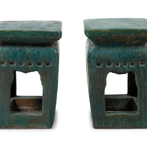 A Pair of Glazed Ceramic Garden 350c45