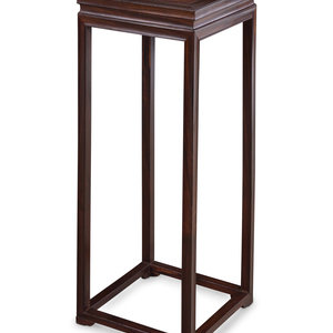 A Chinese Hardwood Pedestal Height 350c98