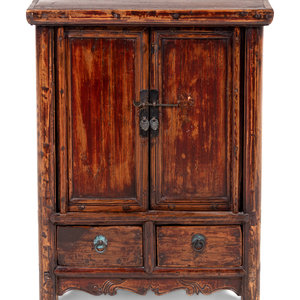 A Chinese Hardwood Cabinet Beijing  350cd5