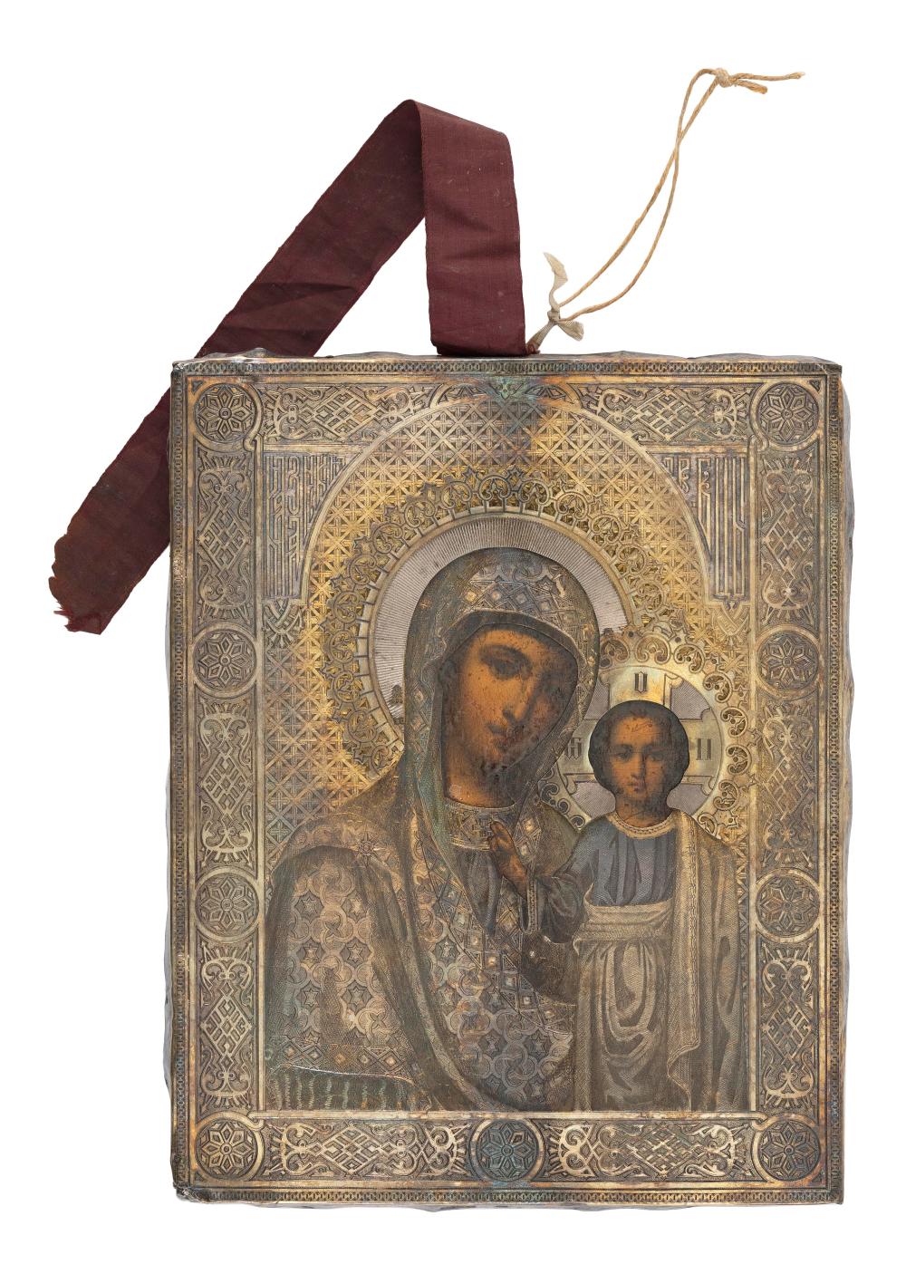 RUSSIAN ICON OF THE VIRGIN MOTHER