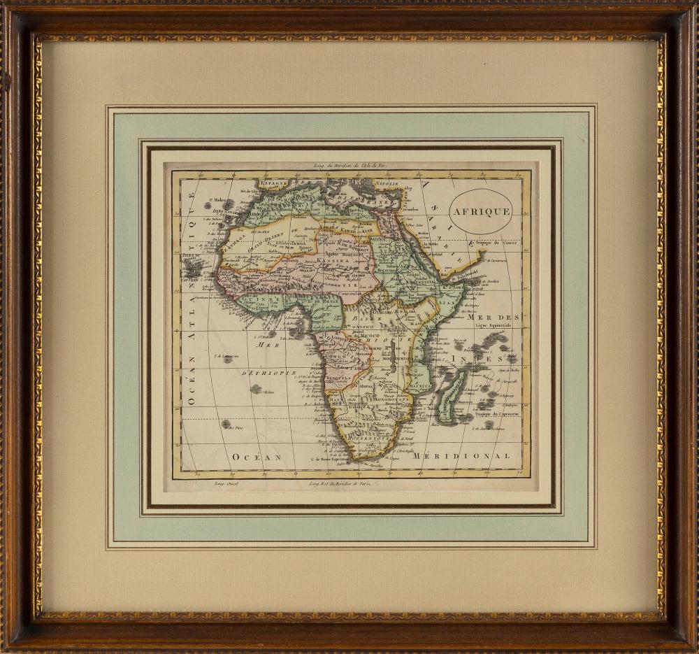 FRENCH MAP AFRIQUE CIRCA 1720 350d0d