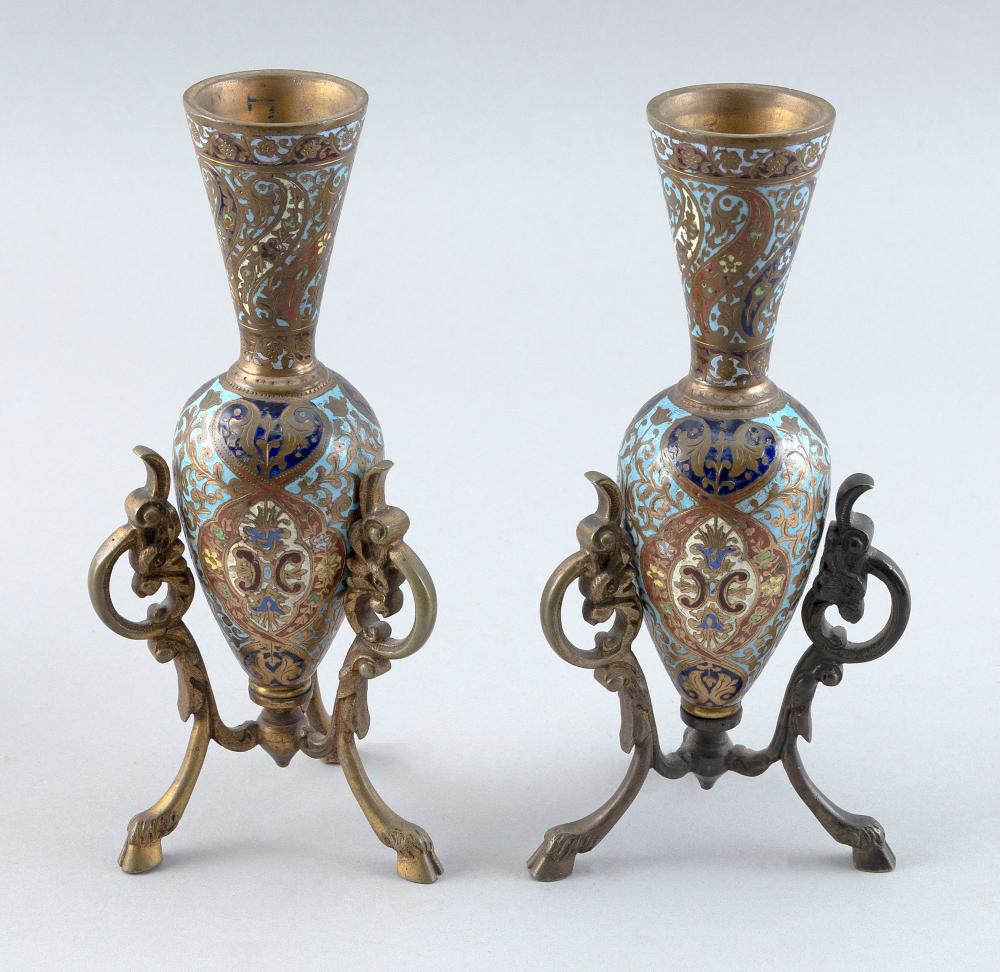 PAIR OF FRENCH CLOISONN ENAMEL 350d52