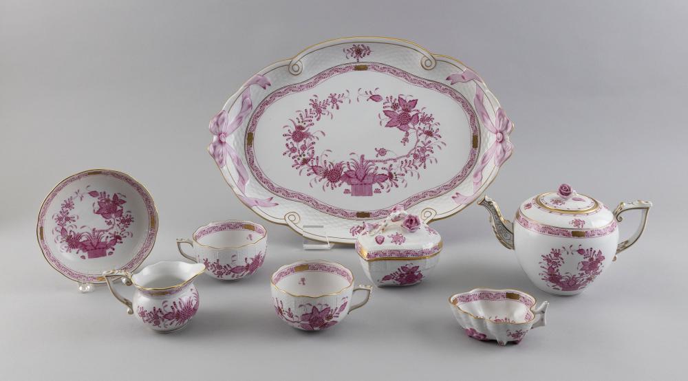 HEREND APPONYI PORCELAIN EIGHT PIECE 350d6d