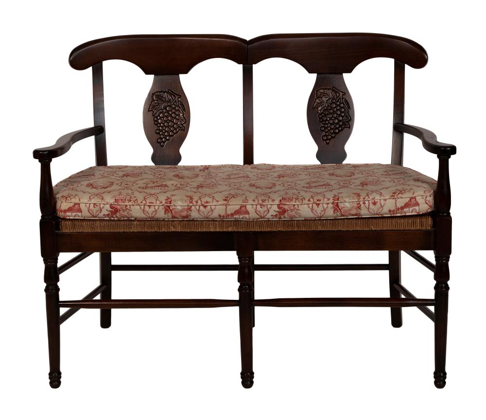 COUNTRY SETTEE 20TH CENTURY BACK