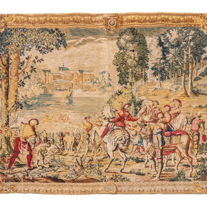 A Flemish Style Printed Tapestry
20th