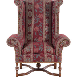 A William and Mary Style Wingback