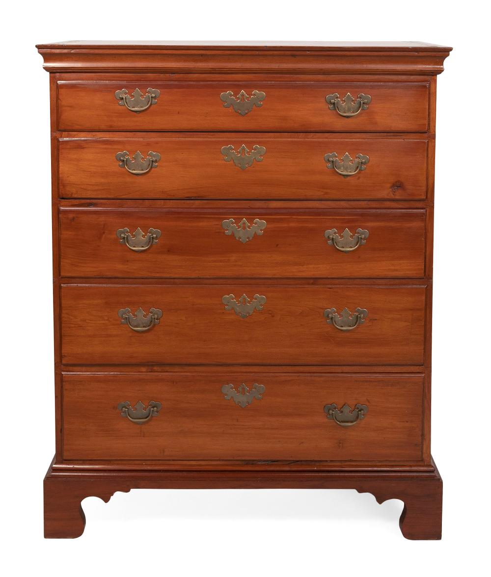 CHIPPENDALE FIVE-DRAWER CHEST NEW