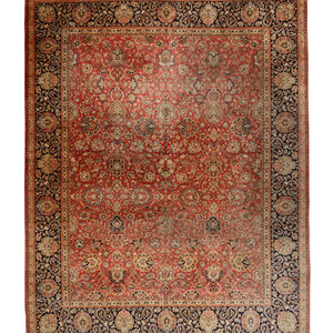 An Indian Wool Rug
20th Century
10