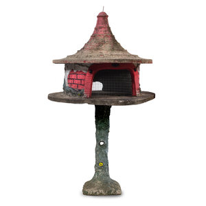 A Cast Stone Bird Feeder Height 350e1f