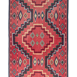 An Indian Wool Navajo Style Rug