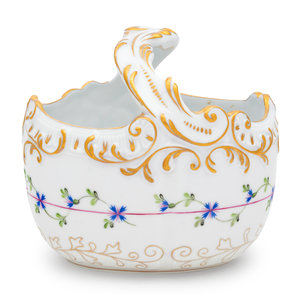 A Herend Porcelain Basket
with