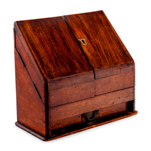 A Victorian Mahogany Letter Box
19th