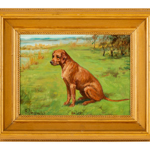 Four Paintings of Dogs
19th/20th Century
comprising