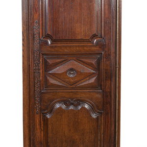 A French Provincial Oak Linen Cabinet Early 350e82