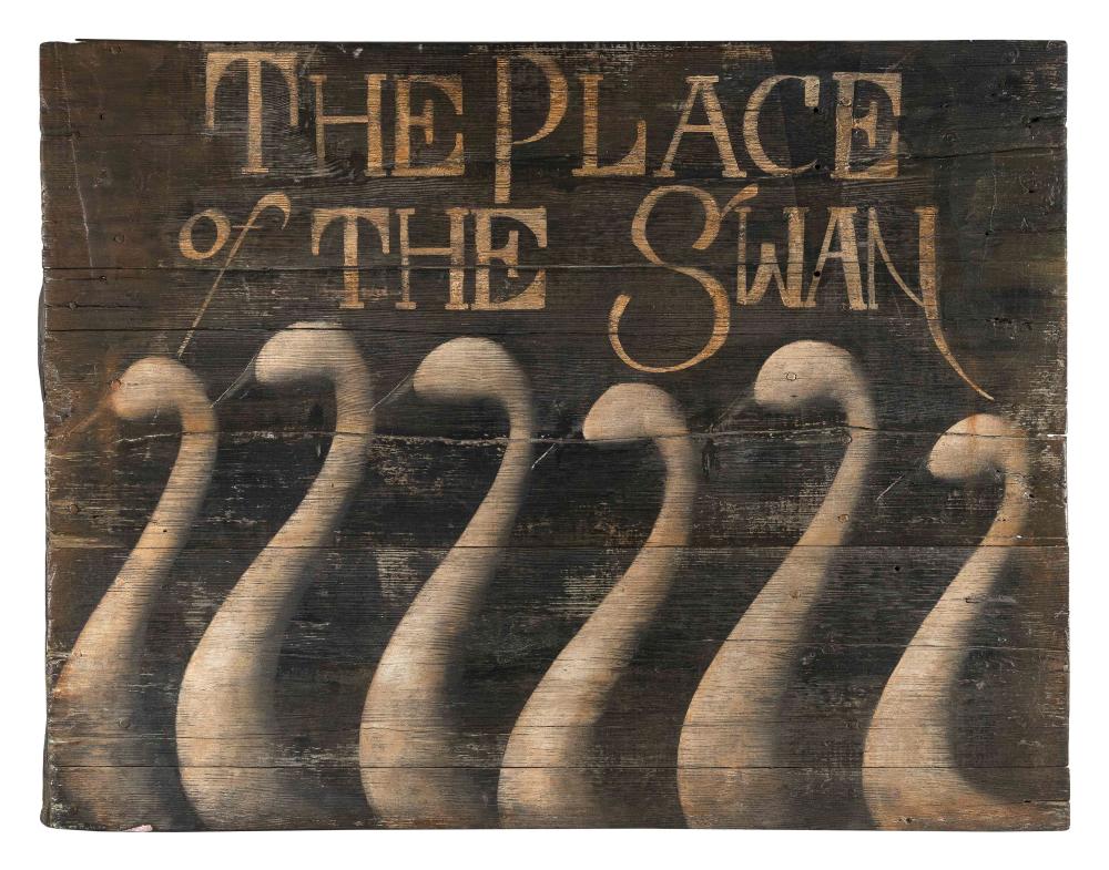 “THE PLACE OF THE SWAN” HAND-PAINTED
