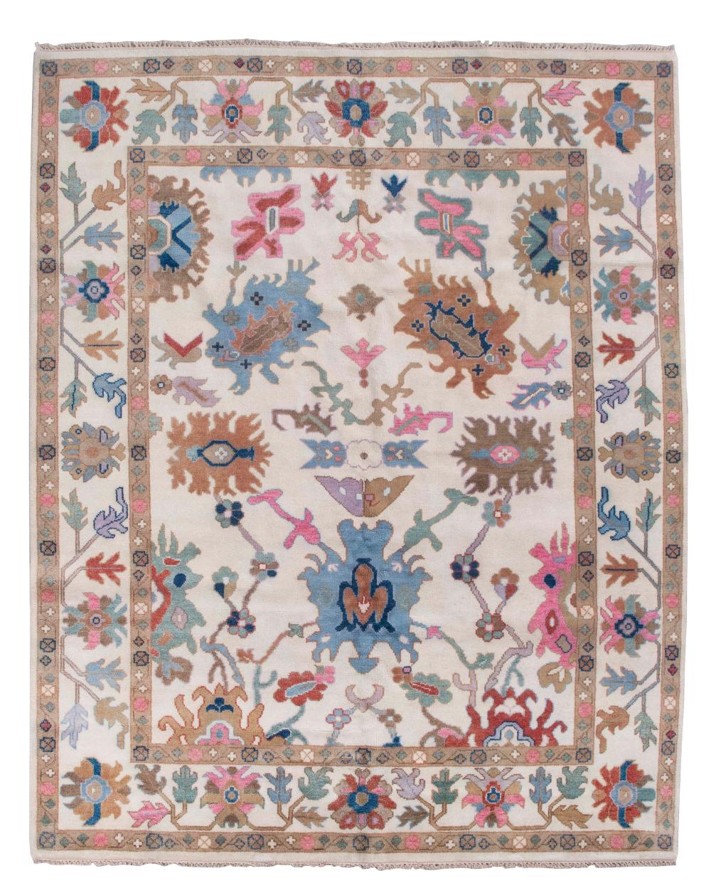 SULTANABAD DESIGN RUG: 8’0”