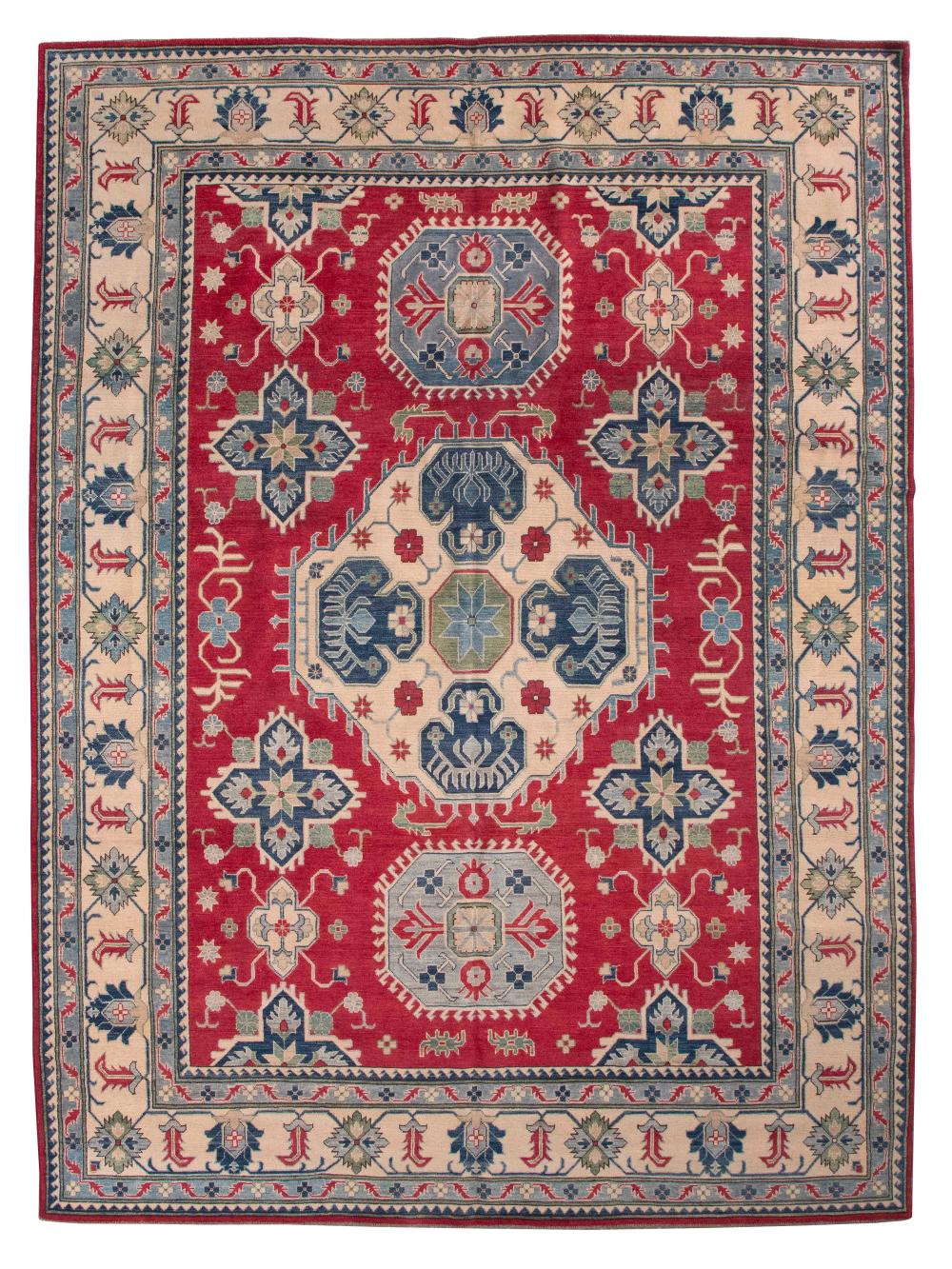 KAZAK DESIGN RUG 9 1 X 12 4  350f21