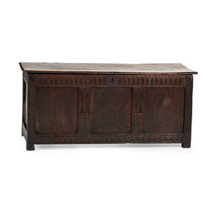 An English Carved Oak Blanket Chest 17th 18th 350f4e