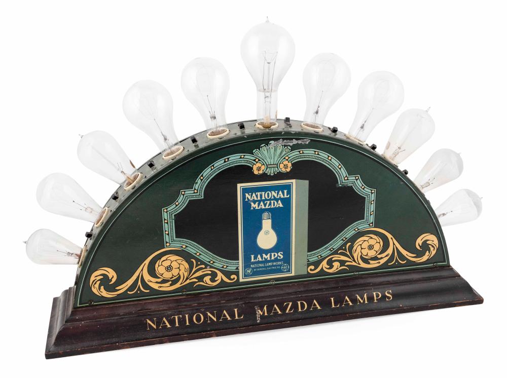 NATIONAL MAZDA LAMPS DOUBLE SIDED 350f79