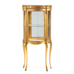 A Louis XV Style Giltwood Vitrine 350f73