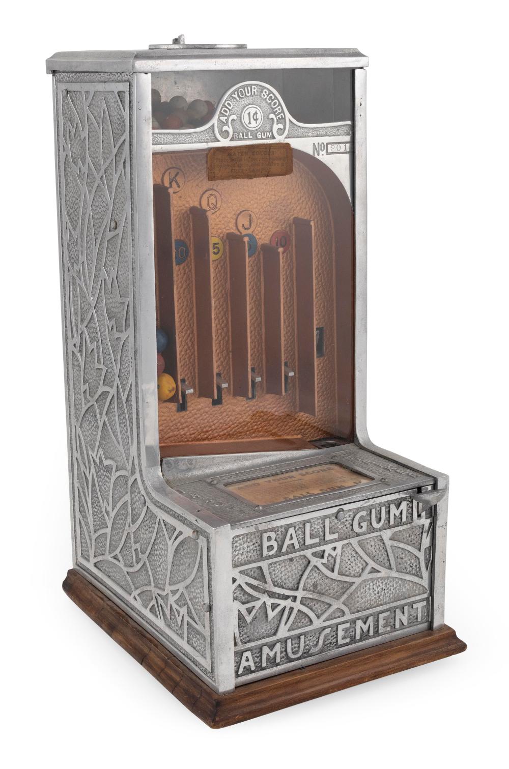 INDOOR AMUSEMENT CO. 1¢ BALL GUM