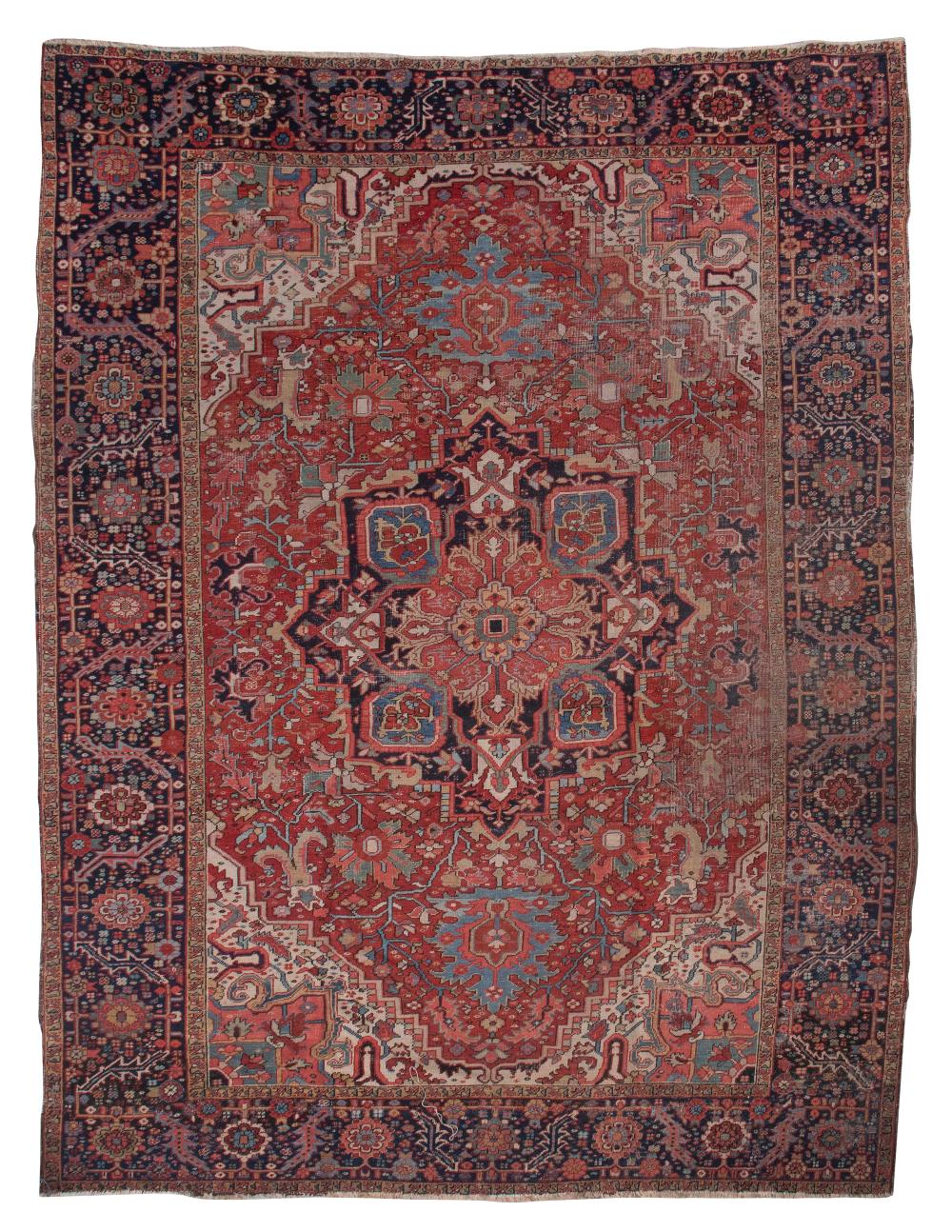 HERIZ RUG: 9’4” X 12’3”