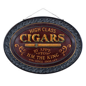 A High Class Cigars Painted and