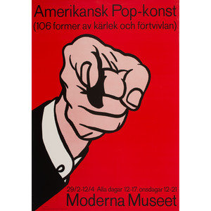 A Roy Lichtenstein Poster for Moderna 351018