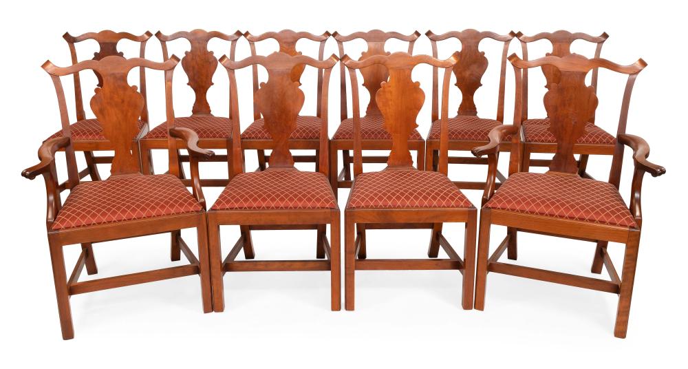 SET OF TEN ELDRED WHEELER CHIPPENDALE-STYLE