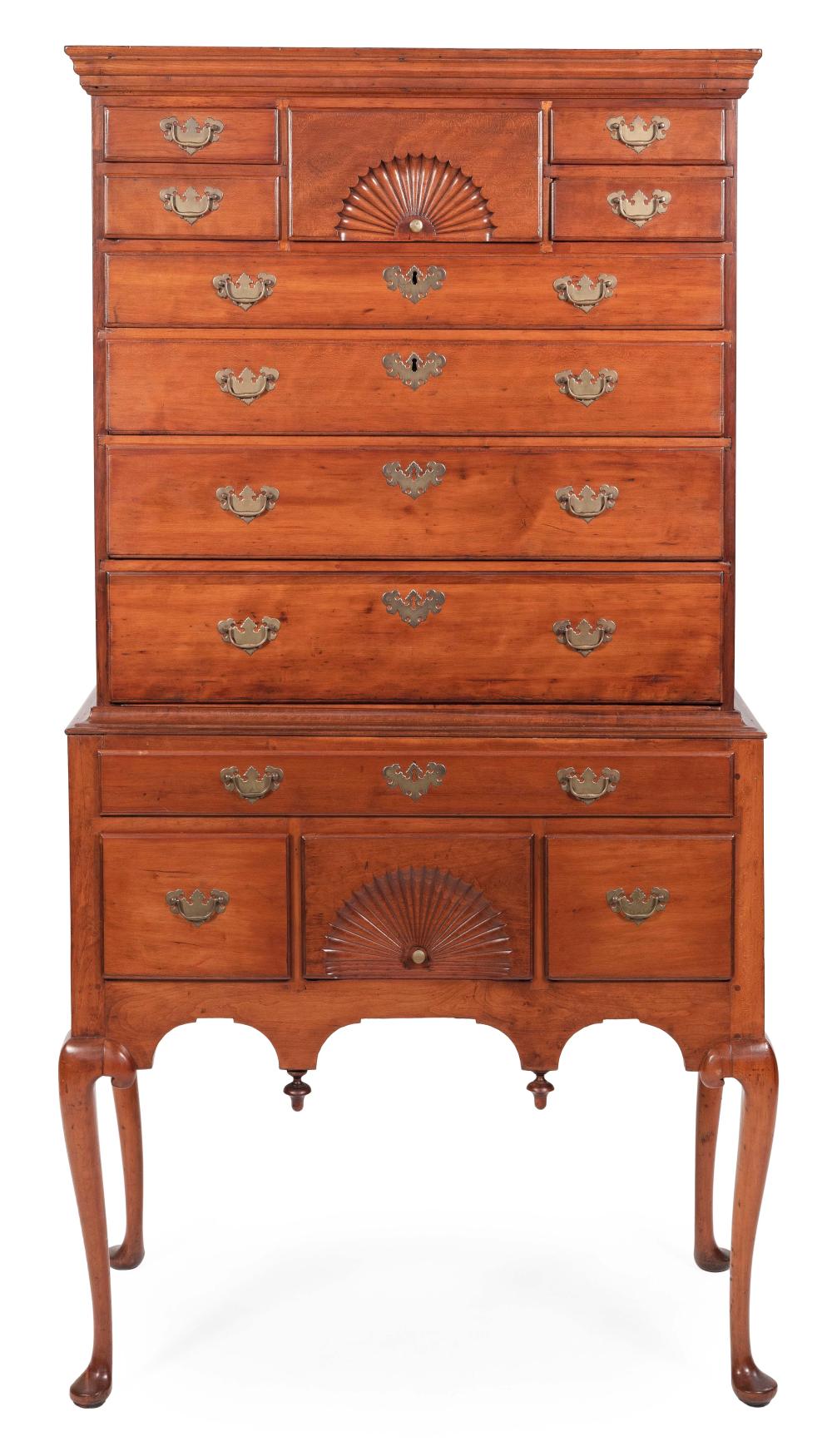 QUEEN ANNE HIGHBOY CIRCA 1790 HEIGHT 351079