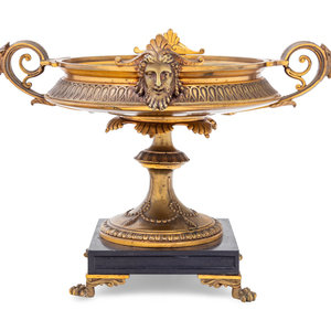 A French Gilt Bronze Tazza
Late