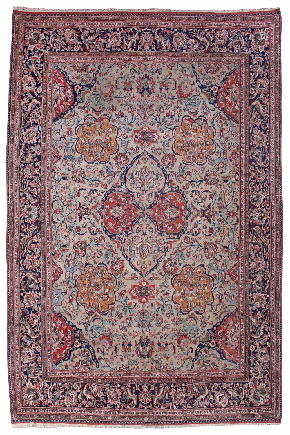 TABRIZ RUG: 8’10” X 13’2”