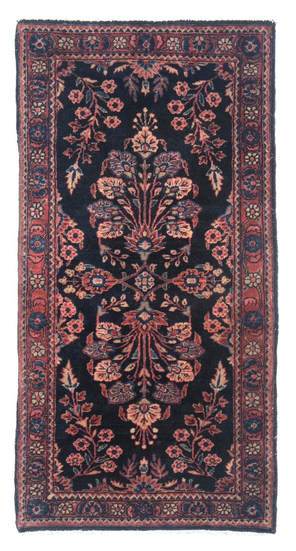 SAROUK RUG: 2’2” X 4’2”