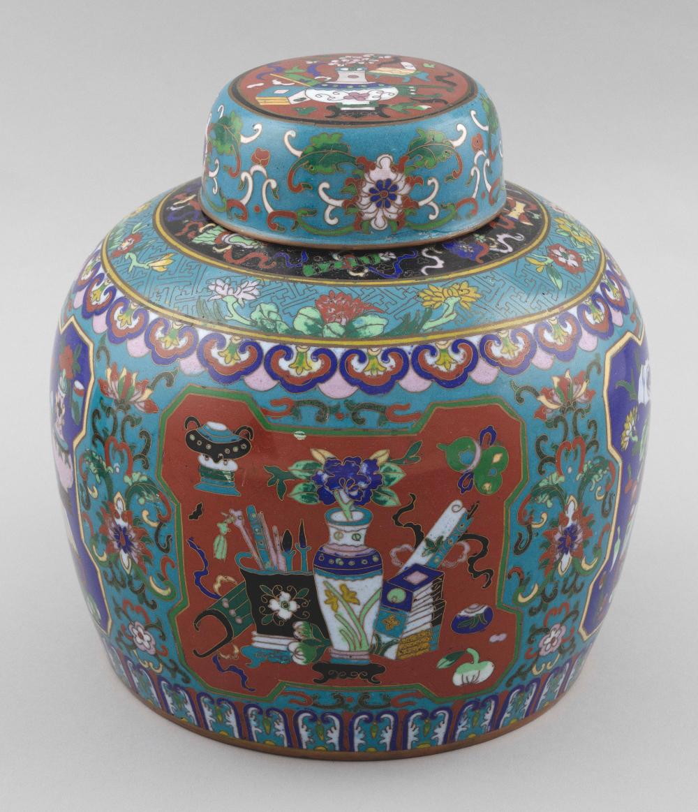 CHINESE CLOISONN ENAMEL COVERED 351180