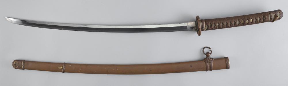JAPANESE SAMURAI SWORD AND SCABBARD