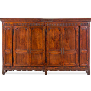 A French Provincial Walnut Biblioth que 18th 3511f1