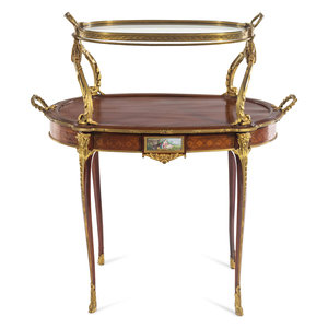 A Louis XV Style Gilt Bronze and