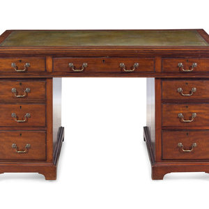 A George III Style Mahogany Pedestal 351285